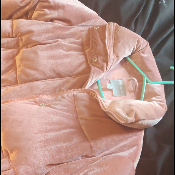 ASOS Pink Velvet Jacket US 2 - Picture 3 of 4